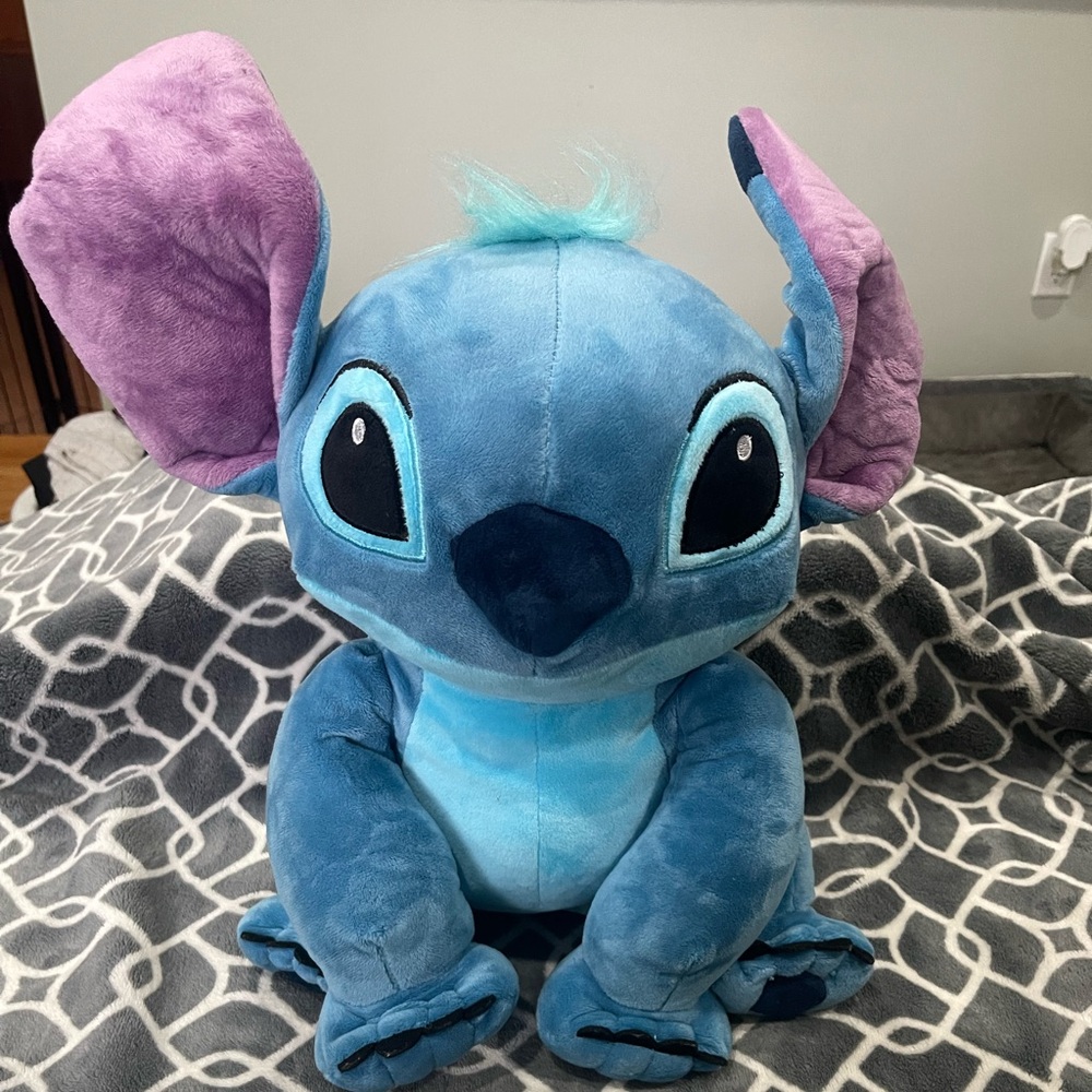 Disney Large Stitch Sit Up Plush 12”